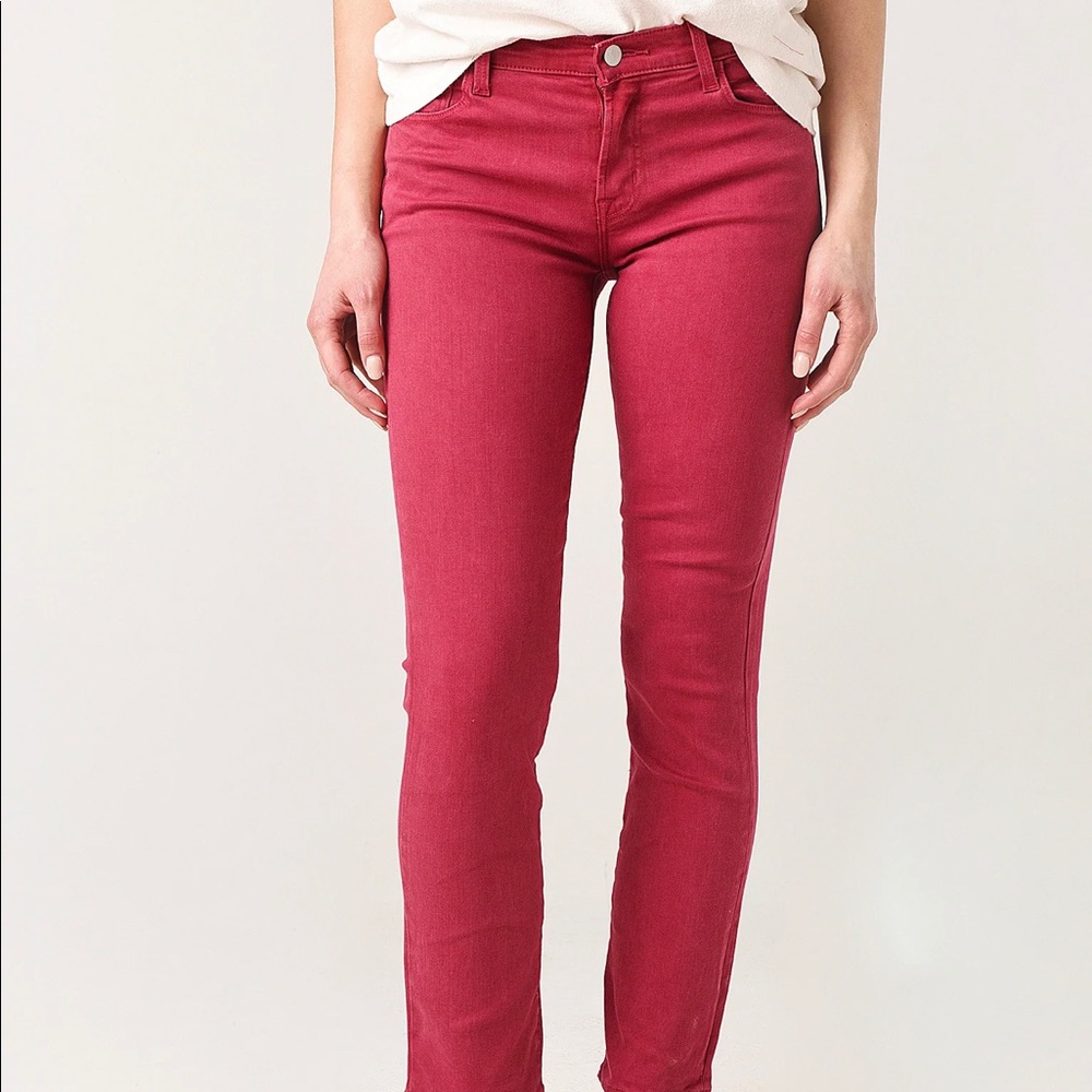 AG Adriano Goldschmied • Red Stevie Ankle Jean